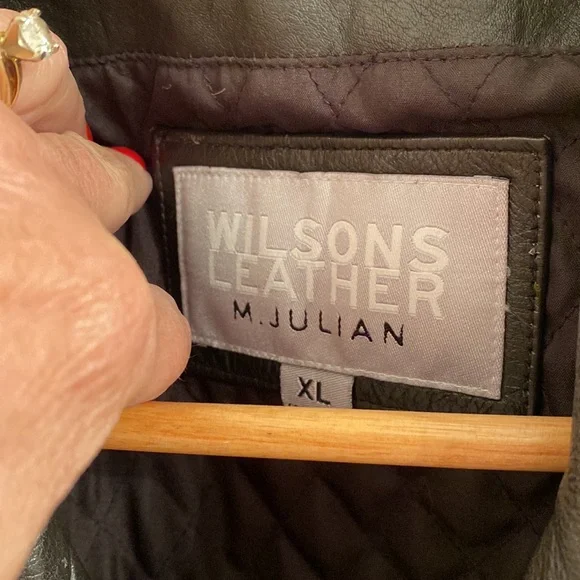 Wilson’s Leather Size XL Men’s Black M. Julian Leather Jacket! - Picture 9 of 16